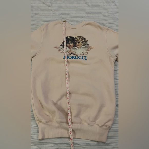 Vintage sweatshirt - pale pink crewneck - Fiorucci angels graphic - Picture 4 of 10